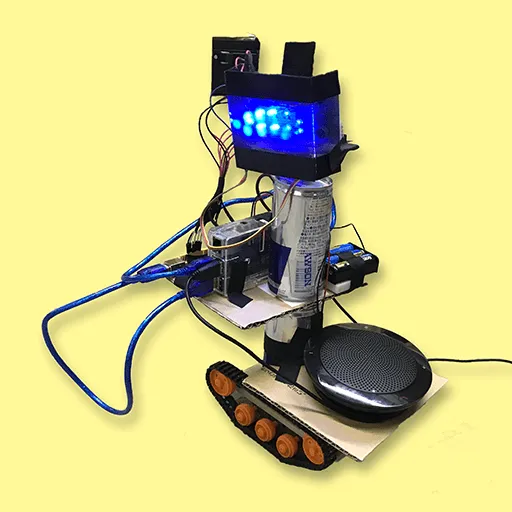 音声認識で動き回るスマートスピーカー